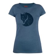 Abisko Trail T-Shirt Print W 89790 520 Uncle Blue XSサイズ [アウトドア カットソー]