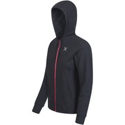 MJAR37W EASY SOUND HOODY JACKET WOMAN S 9004 [アウトドア ジャケットEASY SOUND HOODY JACKET WOMAN（イージー サウンド フーディ ジャケット ウーマン） Sサイズ ブラック/ピンク]