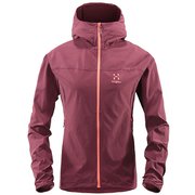 6038903XW DRAKEN HOOD WOMEN M 3XW AUBERGINE/CORAL [アウトドア ジャケット]