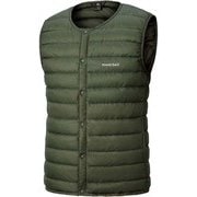 スペリオダウン ラウンドネックベスト Men's 1101505 ブラックオリーブ XLサイズ [アウトドア ダウンウェア メンズ]