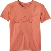 19842180515005 OR Mens Peaks Tee M burnt orange [アウトドア カットソー]