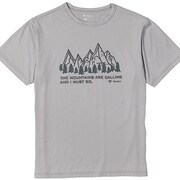 CシールドデジツリーT S/S 5215968 グレー Lサイズ [アウトドア カットソー メンズ]