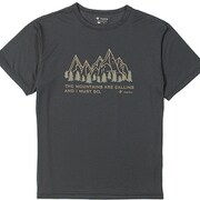 CシールドデジツリーT S/S 5215968 ブラック Mサイズ [アウトドア カットソー メンズ]