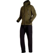 CLIMATE Rain-Suit AF Men 1010-26551 4027 dark olive-black Mサイズ [アウトドア レインウェア メンズ]