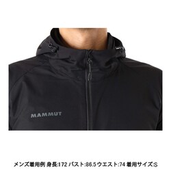 MAMMUT SOFtech Granite hooded Jacket 黒