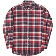 CシールドMIXチェックシャツ C-SHIELD Mix Check Shirt 5212969 レッド Sサイズ [アウトドア シャツ メンズ]