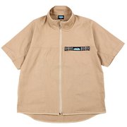 19821007027005 KAVU S/S F/ZJスローシャツ M Mocha [アウトドア シャツ]