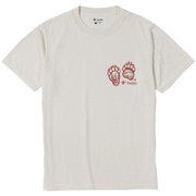 CシールドフットマークT S/S 5215981 オフホワイト Sサイズ [アウトドア カットソー メンズ]