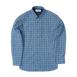 ヨドバシ Com フォックスファイヤー Foxfire Scグレンチェックシャツ ブルー Sサイズ アウトドア シャツ メンズ 通販 全品無料配達