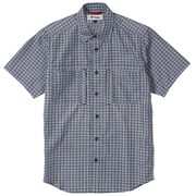 5212966040ブルーXL TSスモールチェックシャツS/S XL 040ブルー [アウトドア シャツ]