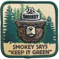 SMOKEY KEEP IT GREEN バッチ 11183001000004 [アウトドア 小物]