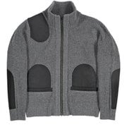 ジップアップニットBZ 6115815 チャコール Lサイズ [アウトドア カットソー メンズ]