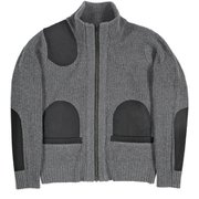 ジップアップニットBZ 6115815 チャコール Mサイズ [アウトドア カットソー メンズ]