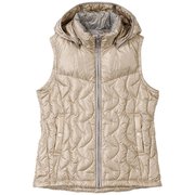 8113774011ベージュM PFユニークキルトダウンベスト M 011ベージュ [アウトドア ダウンウェア レディース]
