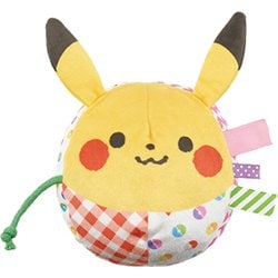 対象年齢：3ヵ月～ モンポケ はじめてのやわらかピカチュウボール