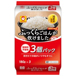 ふっくらごはんが炊けました 3個パック （180g×3P）540g