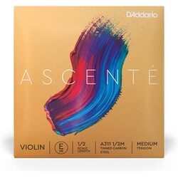 バイオリン弦 ASCENTE アセンテ E線 Medium Tension A311 1/2M