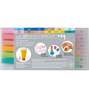 ZIG CLEAN COLOR DOT(クリーンカラードット) 12V 12色セット TC-6100/12V