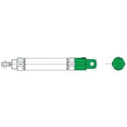 CKD 一山クレビス支持金具 M1-CA-20