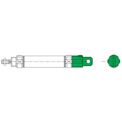 CKD 一山クレビス支持金具 M1-CA-30