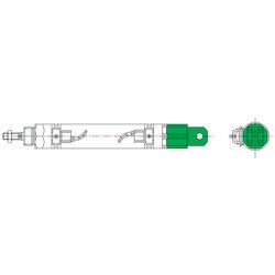 CKD 二山クレビス支持金具 M1-CB-20