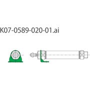 CKD 軸方向フート形支持金具 M1-LB-30