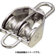 MBK-25W [水本 ステンレス 豆ブロック2車 ベケ付 参考使用荷重70kgf （849-1902） 1個]