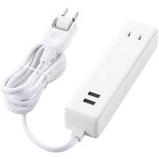 USBタップ/USBメス×2/AC×2/ケーブル1.5m/2.4A/ホワイト MOT-U09-2215WH