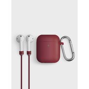 UNIQ-AIRPODS-VENMRN MAROON VENCER AirPods Silicone Hang Case