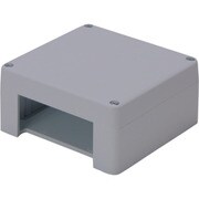 MDB411 [マサル エムケーダクト付属品 ブンキボックス 4号 グレー]