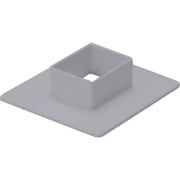 MDF1201 [マサル エムケーダクト付属品 フランジ 120型 グレー]