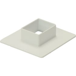 マサル エムケーダクト付属品 フランジ 1号 ミルキーホワイト MDF13