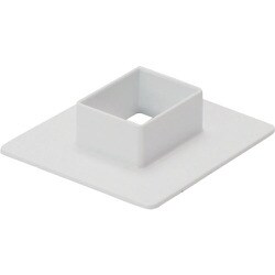 マサル エムケーダクト付属品 フランジ 130×60型 ホワイト MDF1362