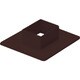 MDF19 [マサル 屋外用エムケーダクト付属品 フランジ 1号 チョコ]