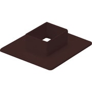 MDF19 [マサル 屋外用エムケーダクト付属品 フランジ 1号 チョコ]