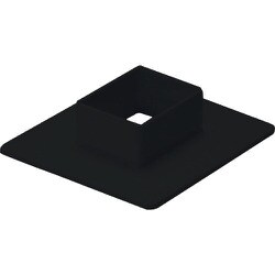 マサル 屋外用エムケーダクト付属品 フランジ 1号 ブラック MDF1W