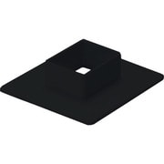 MDF1W [マサル 屋外用エムケーダクト付属品 フランジ 1号 ブラック]