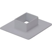 MDF21 [マサル エムケーダクト付属品 フランジ 2号 グレー]