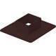 MDF29 [マサル 屋外用エムケーダクト付属品 フランジ 2号 チョコ]