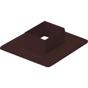 MDF29 [マサル 屋外用エムケーダクト付属品 フランジ 2号 チョコ]