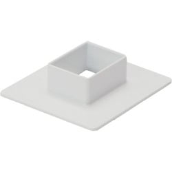 マサル エムケーダクト付属品 フランジ 3号40型 ホワイト MDF3402