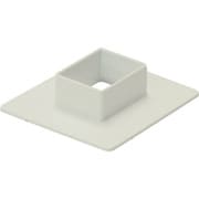 MDF3403 [マサル エムケーダクト付属品 フランジ 3号40型 ミルキーホワイト]