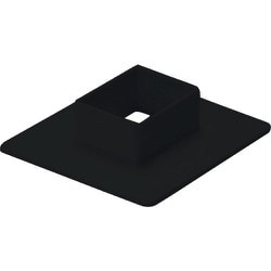 マサル 屋外用エムケーダクト付属品 フランジ 3号 ブラック MDF3W