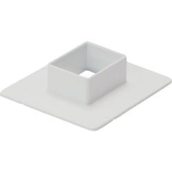 マサル エムケーダクト付属品 フランジ 4号100型 ホワイト MDF4102