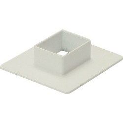 マサル エムケーダクト付属品 フランジ 4号100型 ミルキーホワイト MDF4103