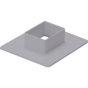 MDF5151 [マサル エムケーダクト付属品 フランジ 5号150型 グレー]