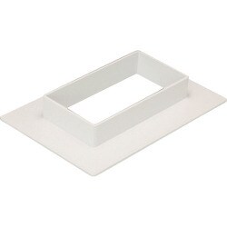 マサル エムケーダクト付属品 フランジ 6号150型 クリーム MDF6155