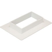 MDF6155 [マサル エムケーダクト付属品 フランジ 6号150型 クリーム]