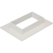 MDF6205 [マサル エムケーダクト付属品 フランジ 6号200型 クリーム]
