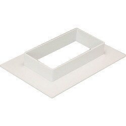 マサル エムケーダクト付属品 フランジ 8号200型 クリーム MDF8205